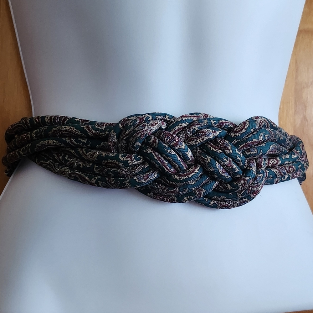 Century Canada Braided Silk Belt Adjustable